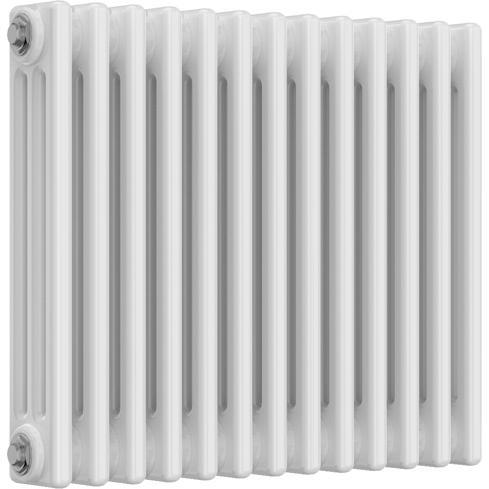 Ice Cold Spice Hudson 3 Column Horizontal Radiator in White