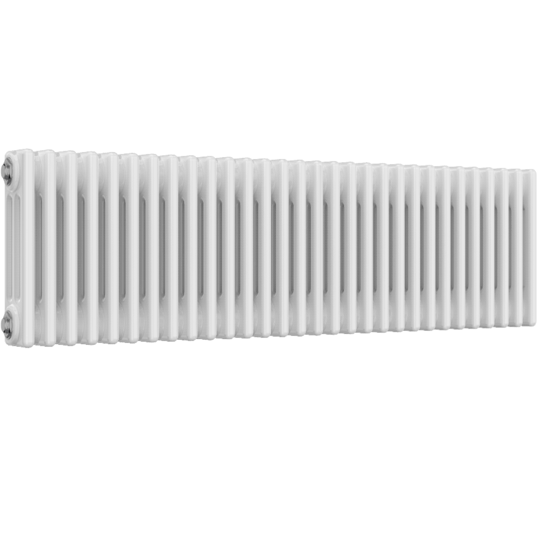 Ice Cold Spice Hudson 3 Column Horizontal Radiator in White