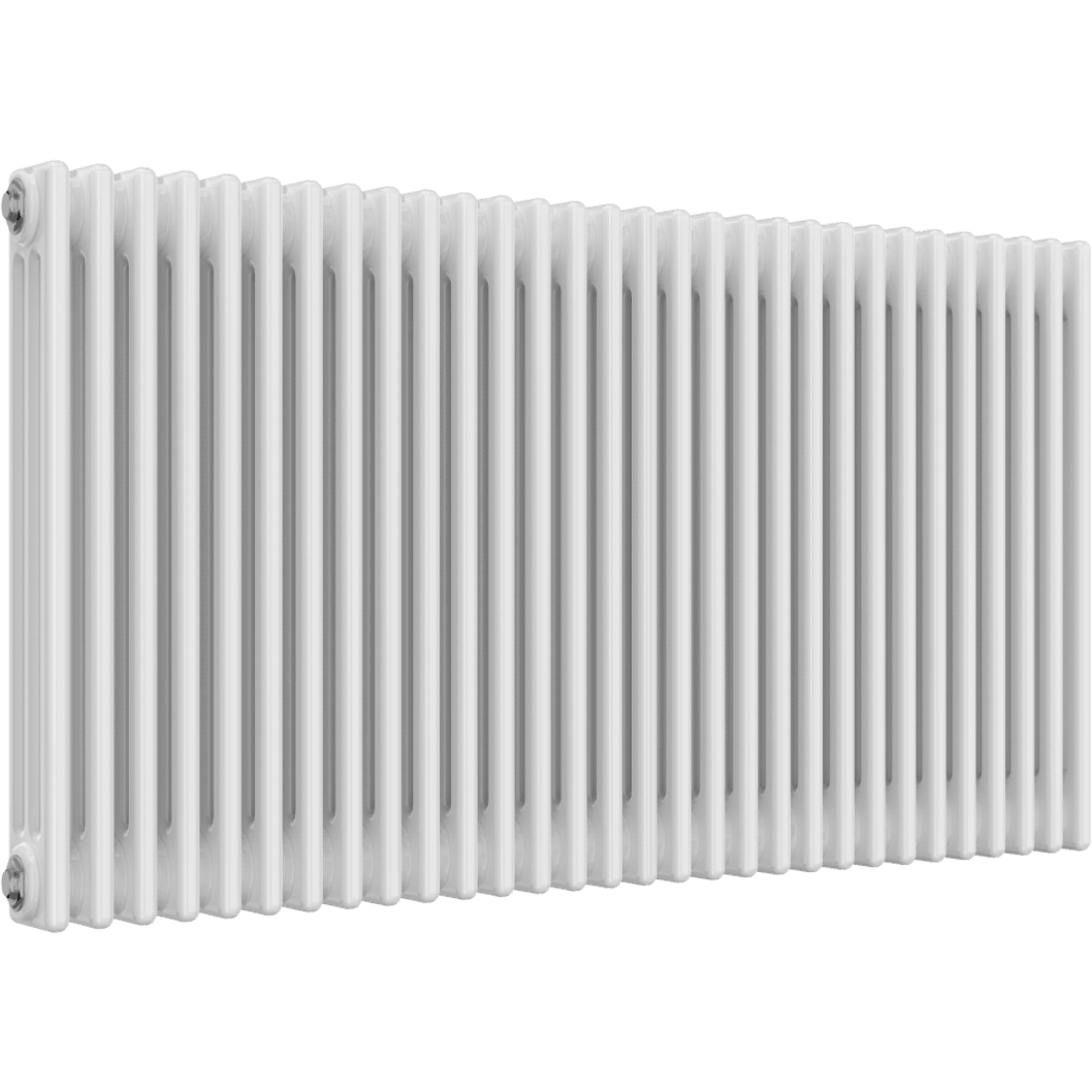 Ice Cold Spice Hudson 3 Column Horizontal Radiator in White
