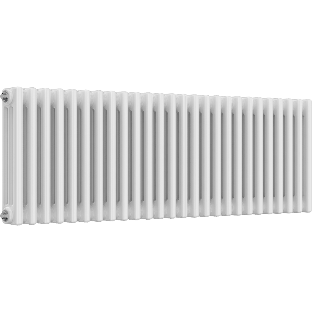 Ice Cold Spice Hudson 3 Column Horizontal Radiator in White