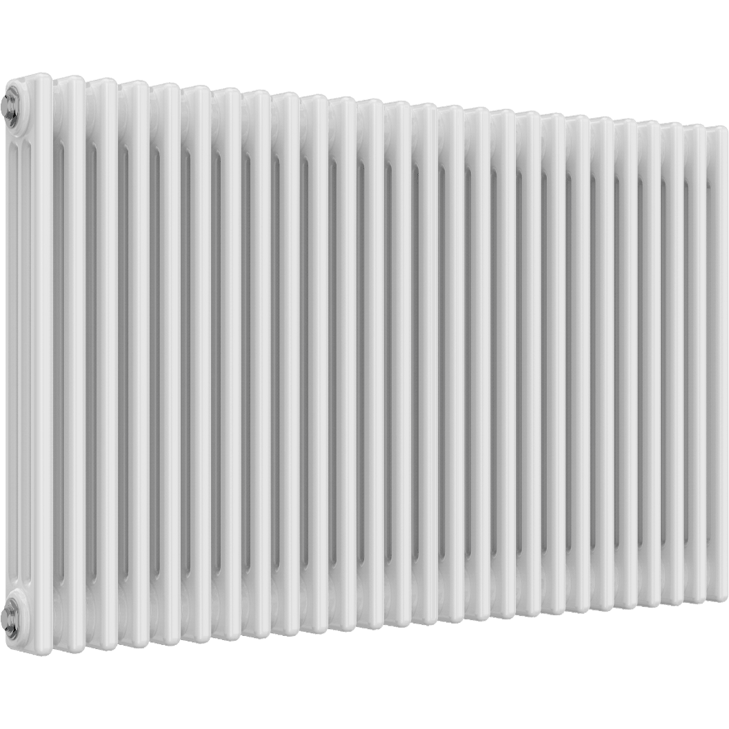 Ice Cold Spice Hudson 3 Column Horizontal Radiator in White