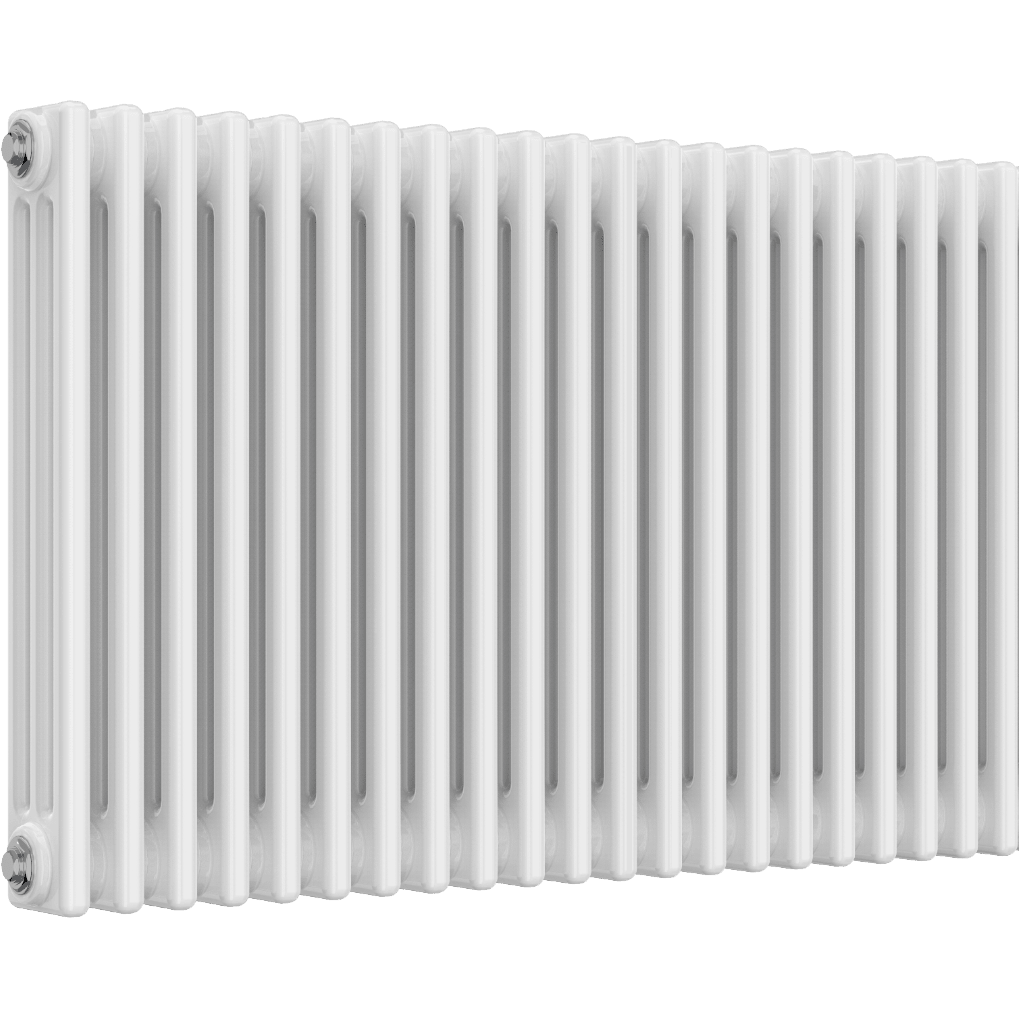 Ice Cold Spice Hudson 3 Column Horizontal Radiator in White