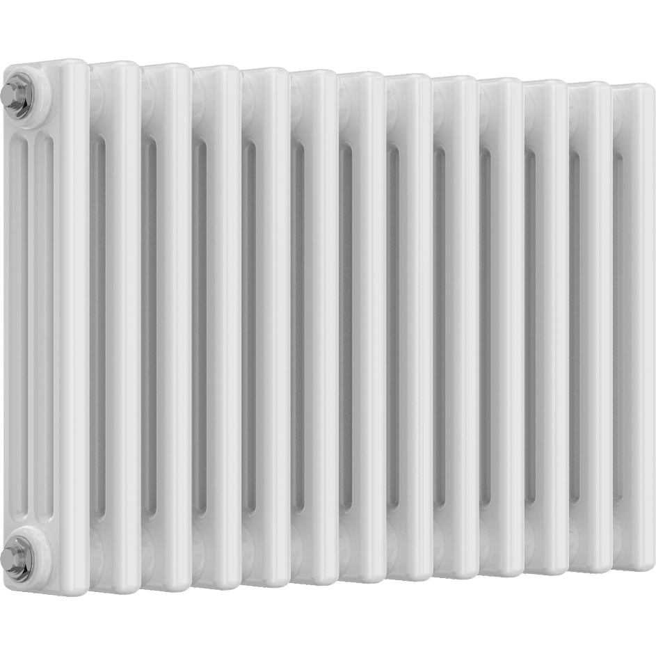 Ice Cold Spice Hudson 3 Column Horizontal Radiator in White