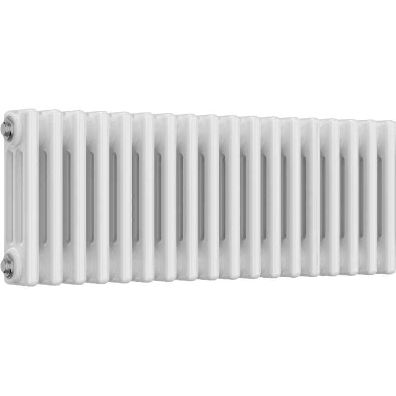 Ice Cold Spice Hudson 3 Column Horizontal Radiator in White