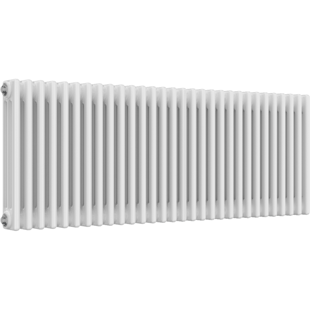 Ice Cold Spice Hudson 3 Column Horizontal Radiator in White