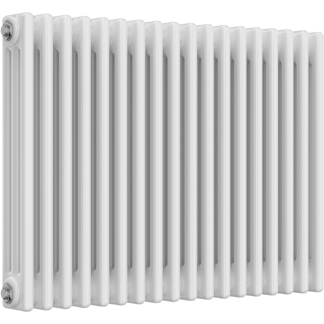 Ice Cold Spice Hudson 3 Column Horizontal Radiator in White