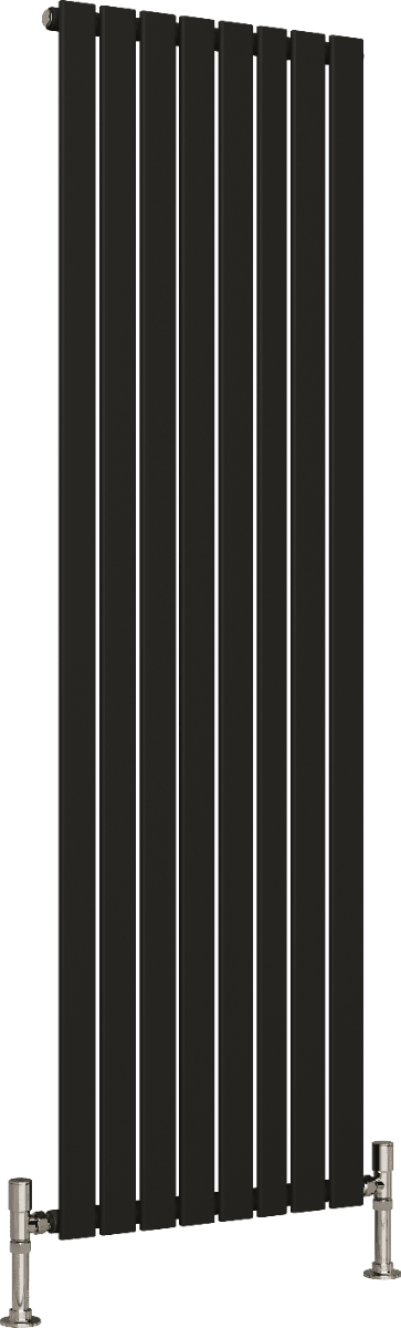 Ice Cold Spice Savannah Vertical Designer Radiator in Black