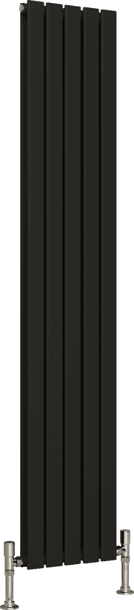 Ice Cold Spice Savannah Vertical Designer Radiator in Black