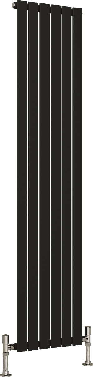 Ice Cold Spice Savannah Vertical Designer Radiator in Black