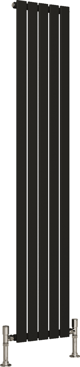 Ice Cold Spice Savannah Vertical Designer Radiator in Black