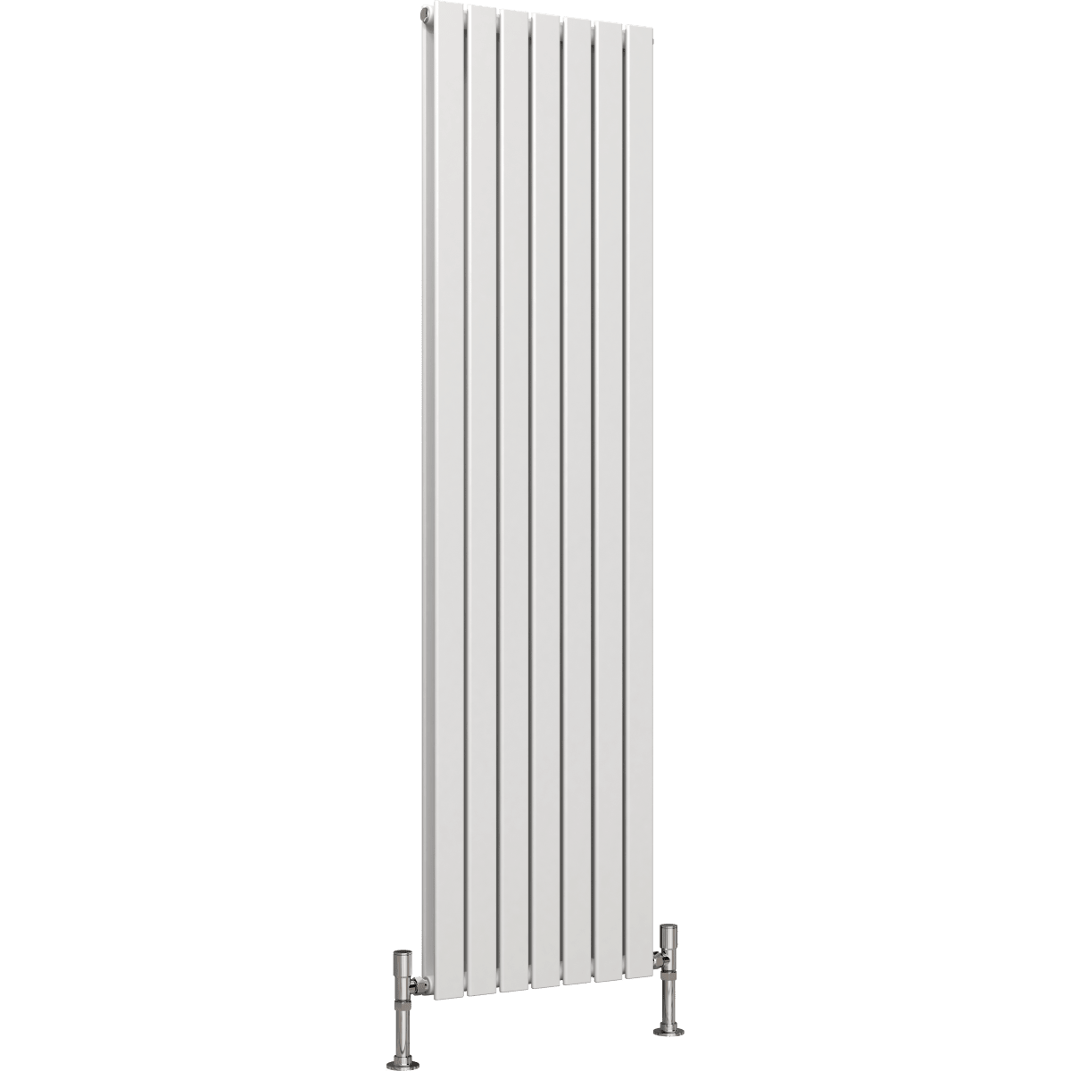 Ice Cold Spice Savannah Vertical Designer Radiator in White