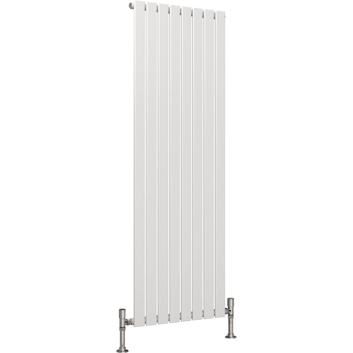 Ice Cold Spice Savannah Vertical Designer Radiator in White