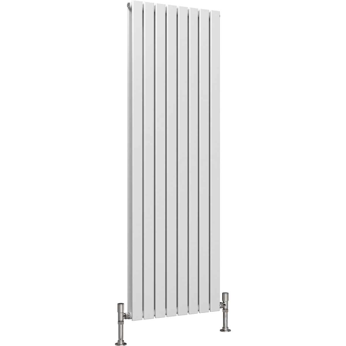 Ice Cold Spice Savannah Vertical Designer Radiator in White
