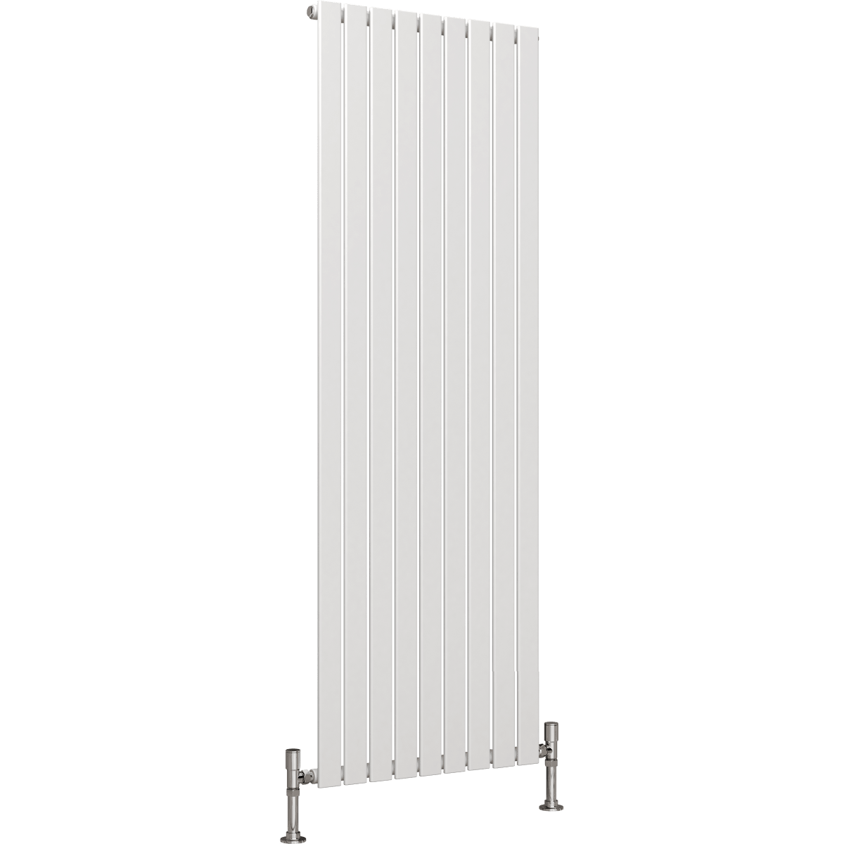 Ice Cold Spice Savannah Vertical Designer Radiator in White