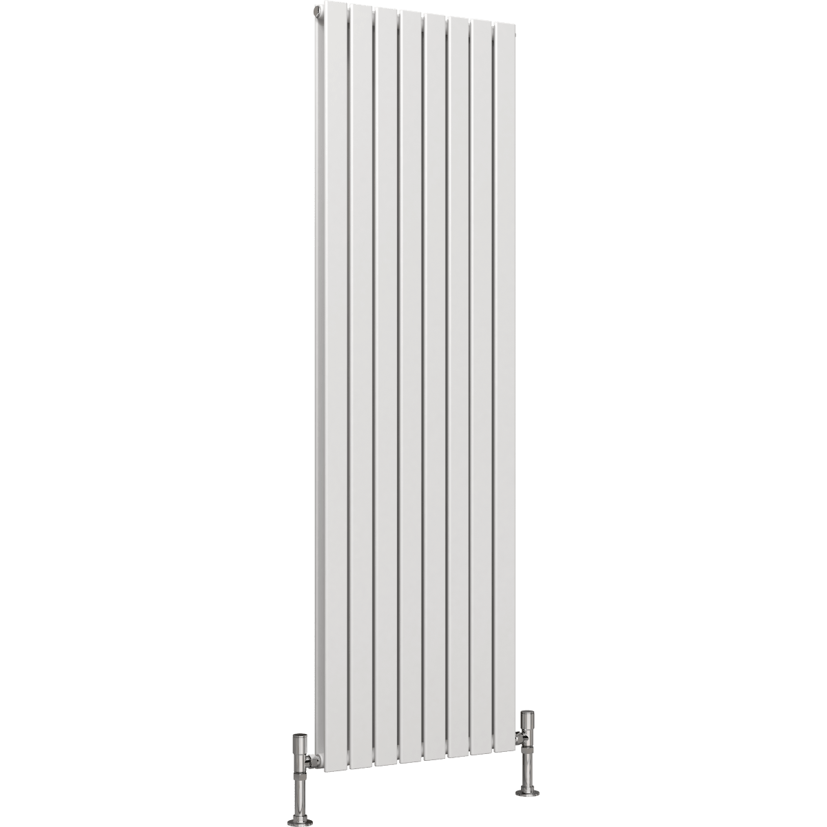 Ice Cold Spice Savannah Vertical Designer Radiator in White