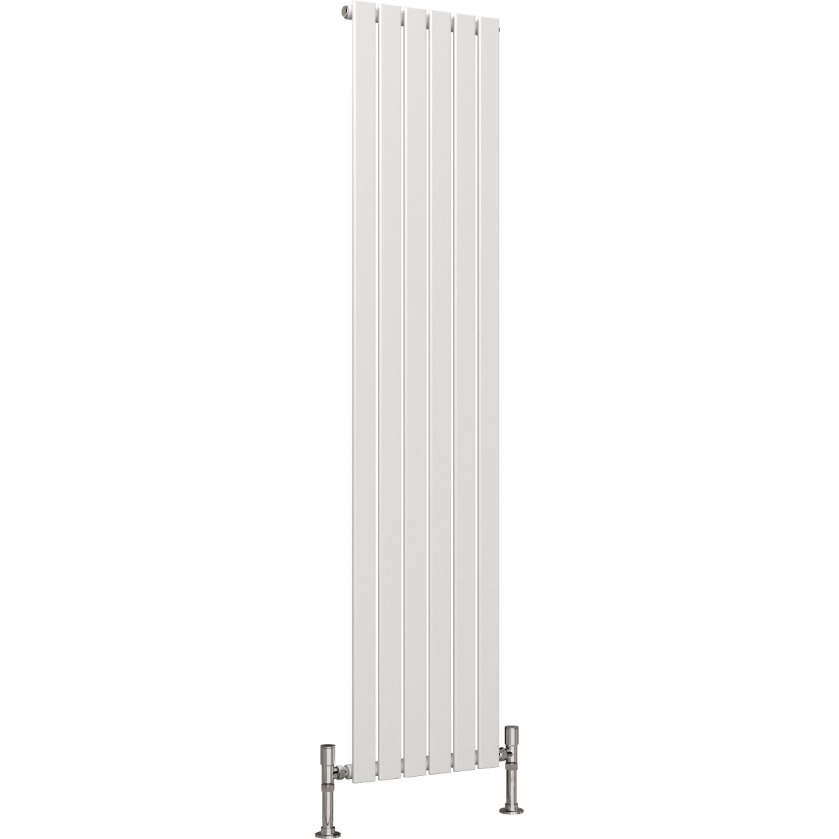 Ice Cold Spice Savannah Vertical Designer Radiator in White
