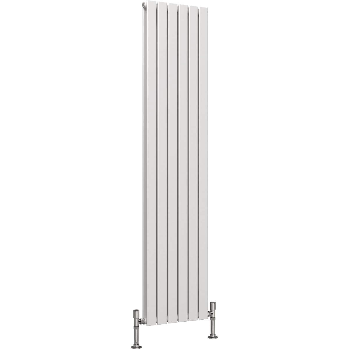 Ice Cold Spice Savannah Vertical Designer Radiator in White
