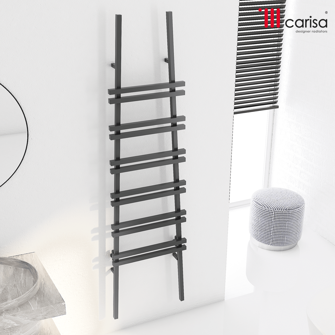 Carisa Jacobs Aluminium Designer Bathroom Ladder Towel Radiator 2000H x 535W | 5 colours, 1 size