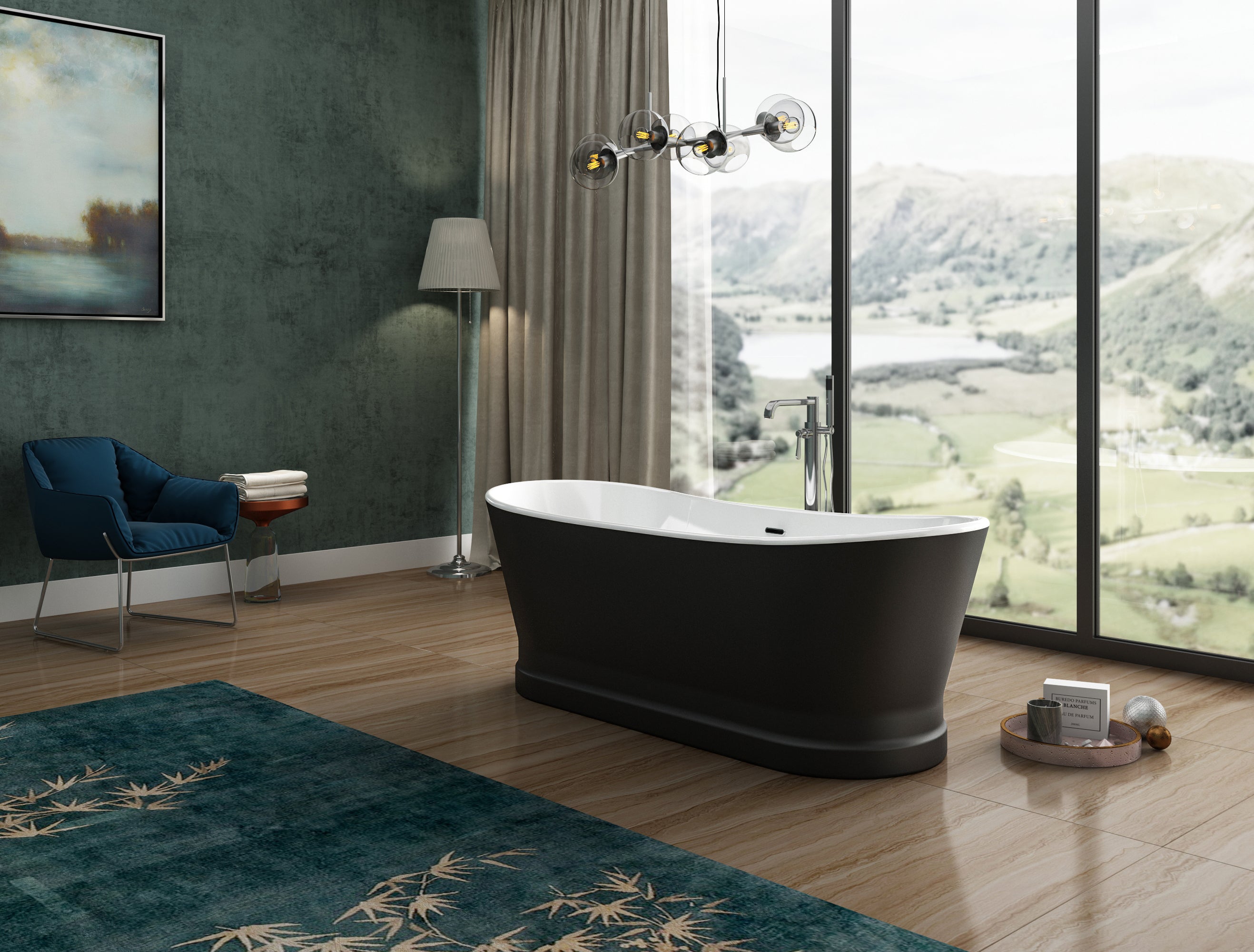 Charlotte Edwards Jupiter Oval Freestanding Bathtub