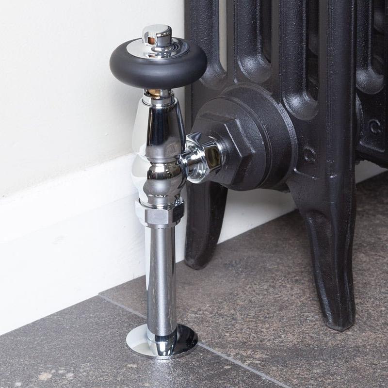 Carron Kingsgrove 15mm Inlet Thermostatic Radiator Valve - valves - Ice Cold Spice | Chrome 15mm