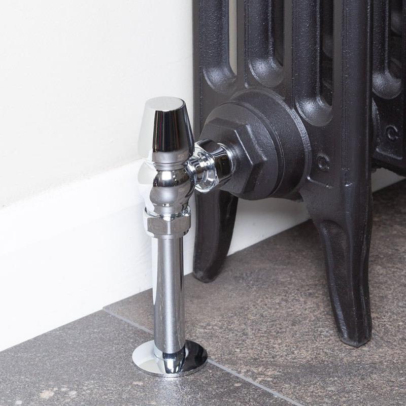 Carron Kingsgrove 15mm Inlet Thermostatic Radiator Valve - valves - Ice Cold Spice | Chrome 15mm