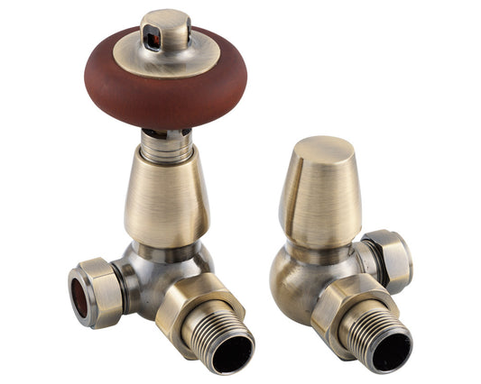 Carron Kingsgrove 15mm Inlet Corner Thermostatic Radiator Valve