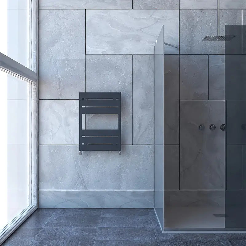 Carisa Mack Bathroom Vertical Designer Aluminium Towel Radiator | 2 colours, 4 sizes