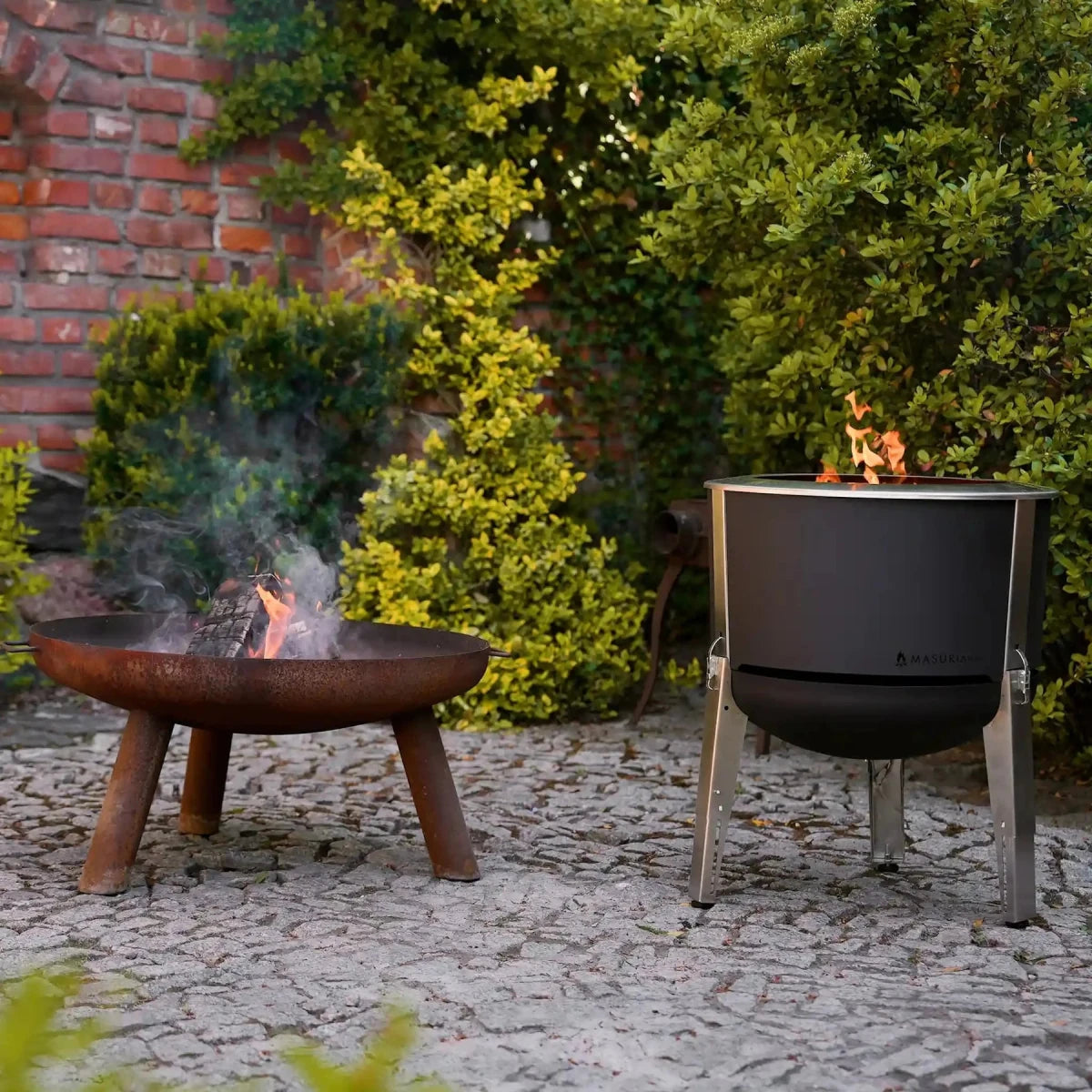 Masuria Living Alpha 600 Smokeless Fire Pit - Fire Pit - Ice Cold Spice | Black