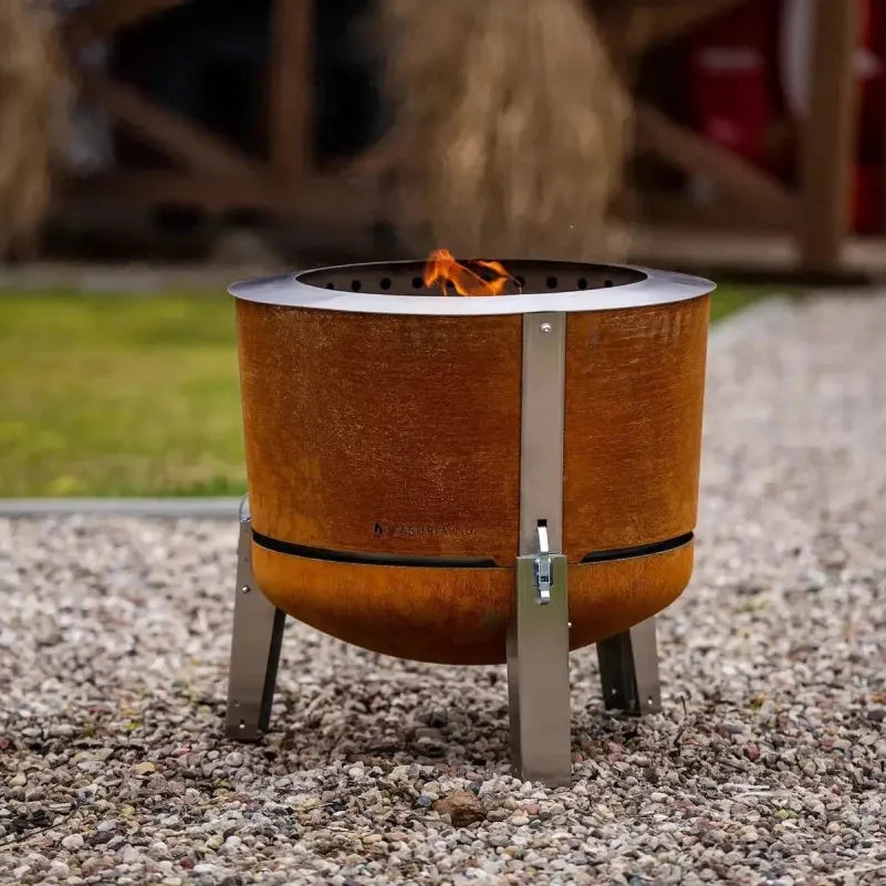 Masuria Living Alpha Corten Steel Smokeless Fire Pit