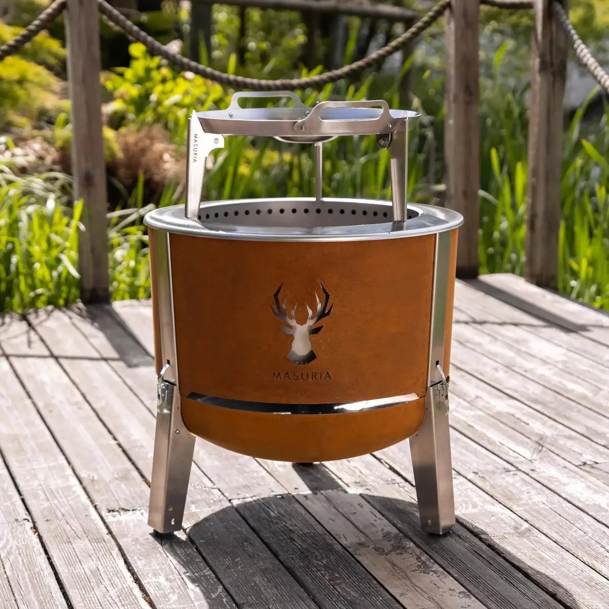 Masuria Living Alpha Corten Steel Smokeless Fire Pit