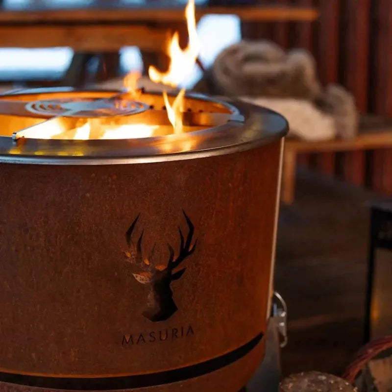 Masuria Living Alpha Corten Steel Smokeless Fire Pit