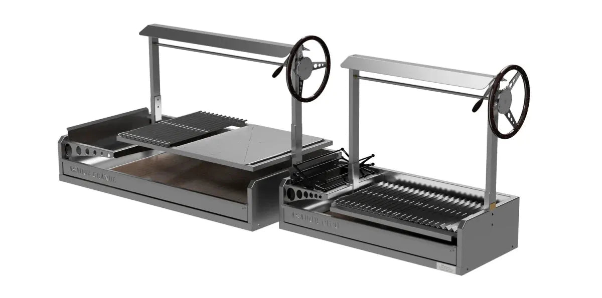 Metartal Asador Nino Grill in Chrome