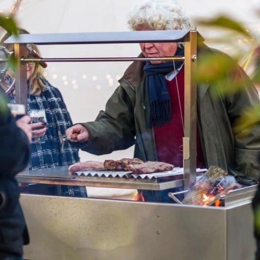 Metartal Asador Nino Grill in Chrome