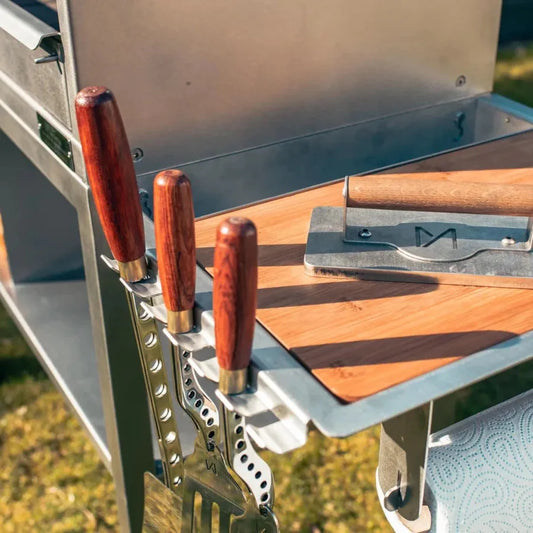 Metartal Asador Nino Prep Station in Chrome