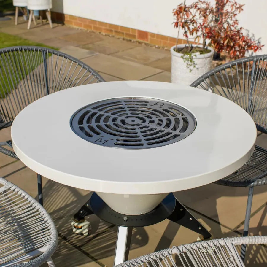 Metartal O Grill Fire Table in Short Leg