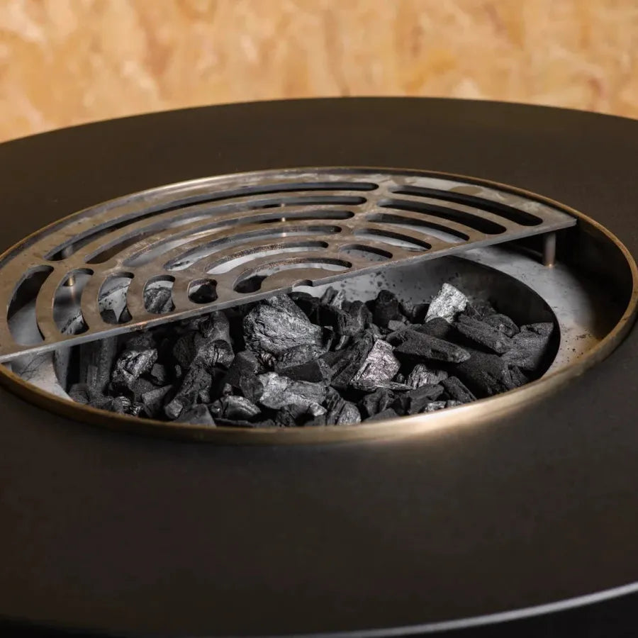 Metartal O Grill Fire Table in Short Leg