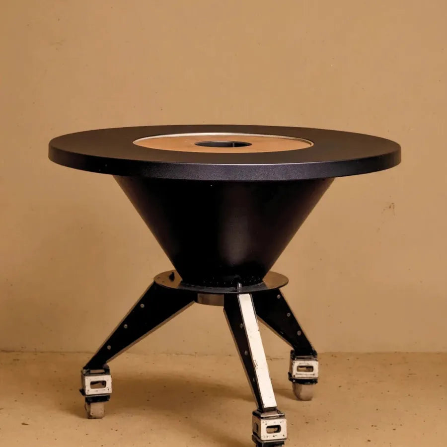 Metartal O Grill Fire Table in Short Leg