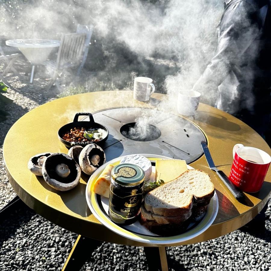 Metartal O Grill Fire Table in Short Leg