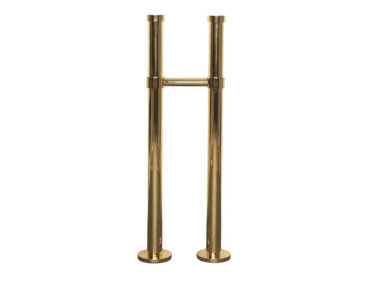 Milton Adjustable Floor Standpipes in Brass