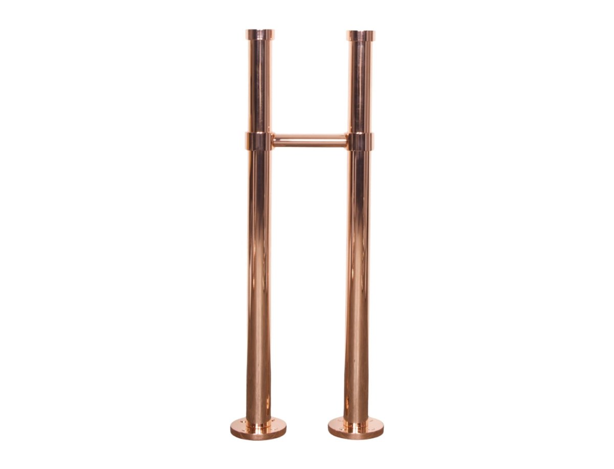 Milton Adjustable Floor Standpipes in Copper