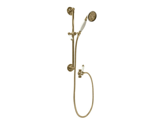 Milton Handheld Shower With Slider Diverter in Brass