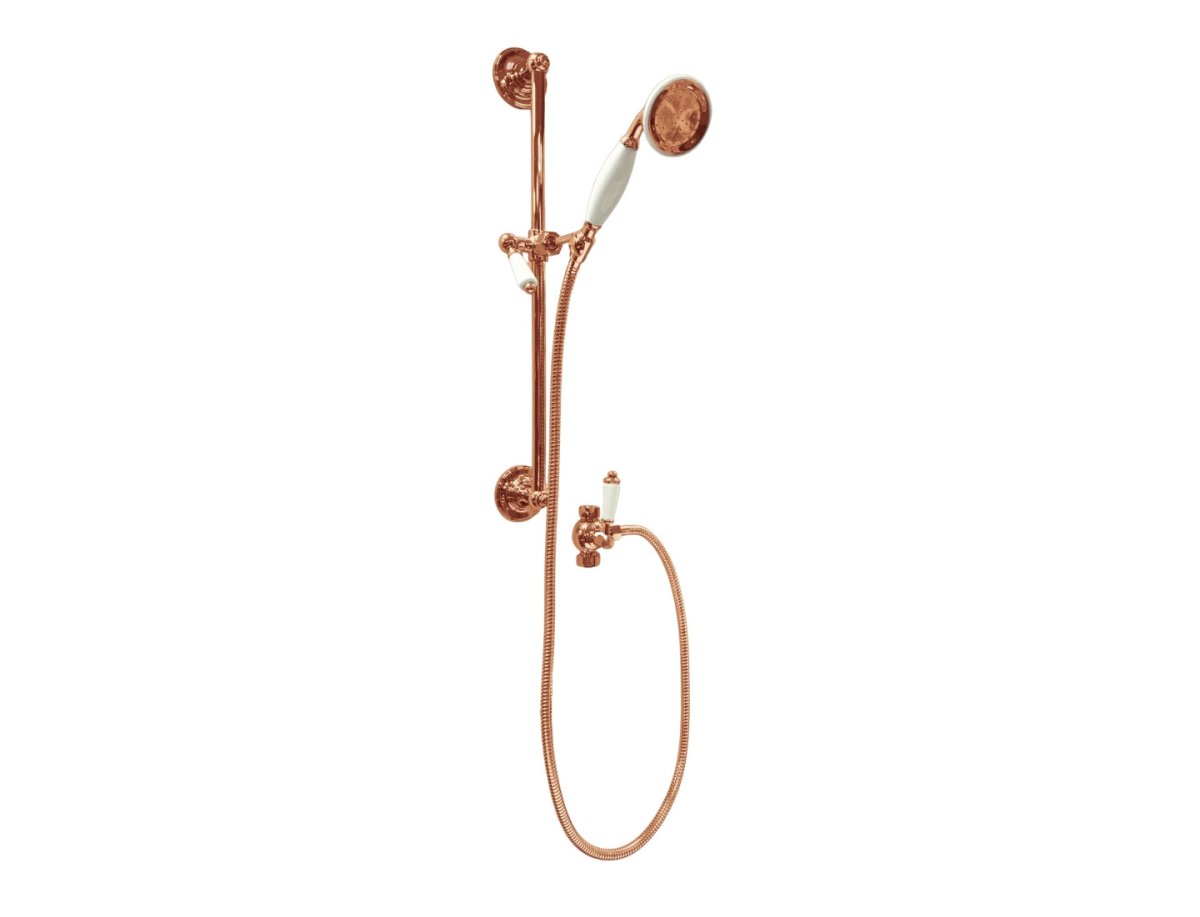 Milton Handheld Shower With Slider Diverter in Copper