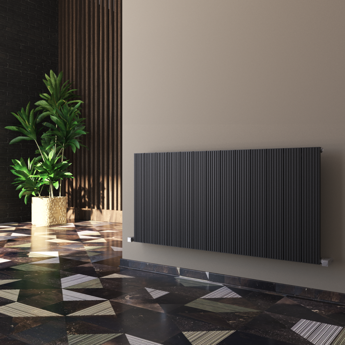 Carisa Monza Horizontal Modern Radiator | 2 colours, 4 sizes