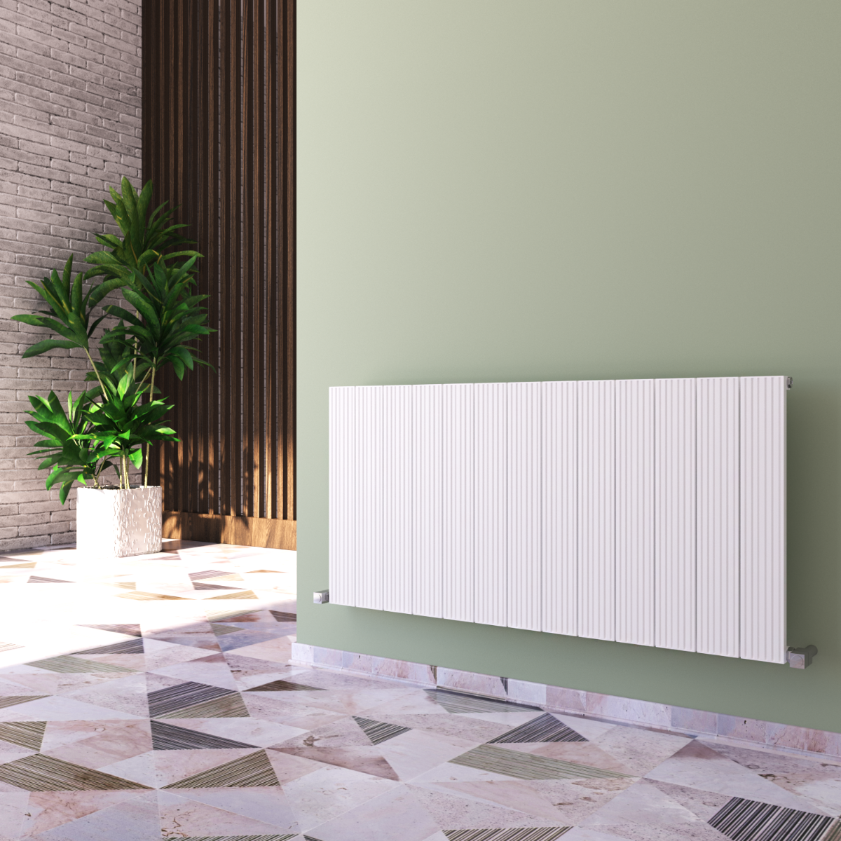 Carisa Monza Horizontal Modern Radiator | 2 colours, 4 sizes