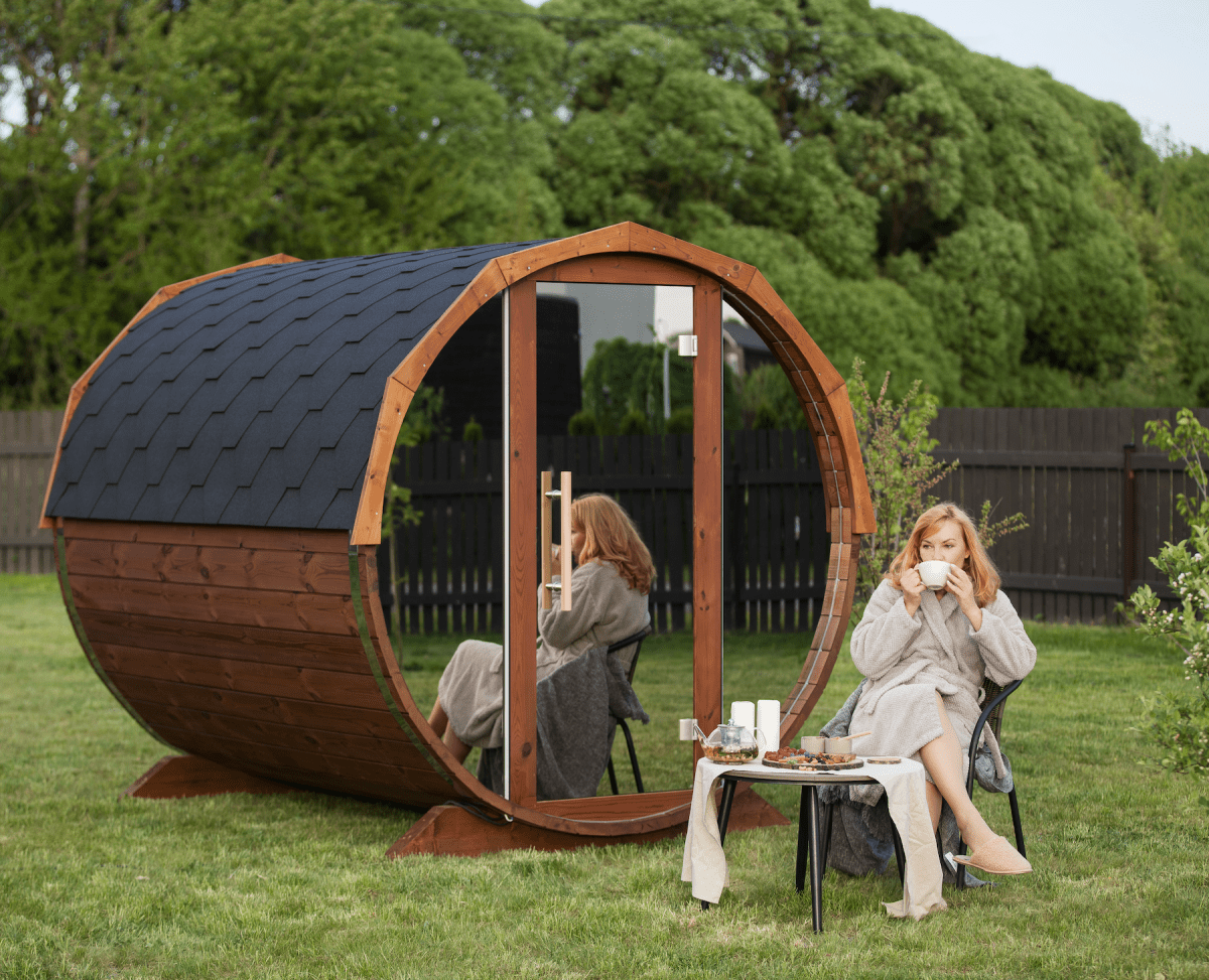 Moviestar Outdoor Barrel Sauna in