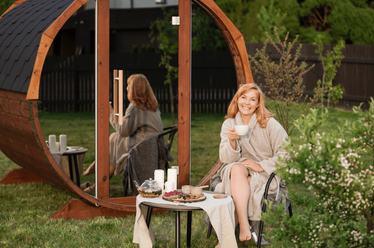 Moviestar Outdoor Barrel Sauna in