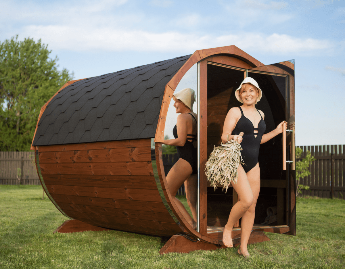 Moviestar Outdoor Barrel Sauna in