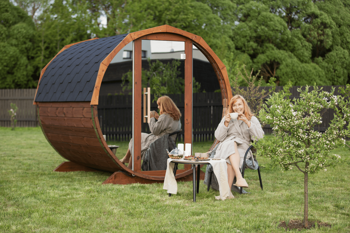Moviestar Outdoor Barrel Sauna in