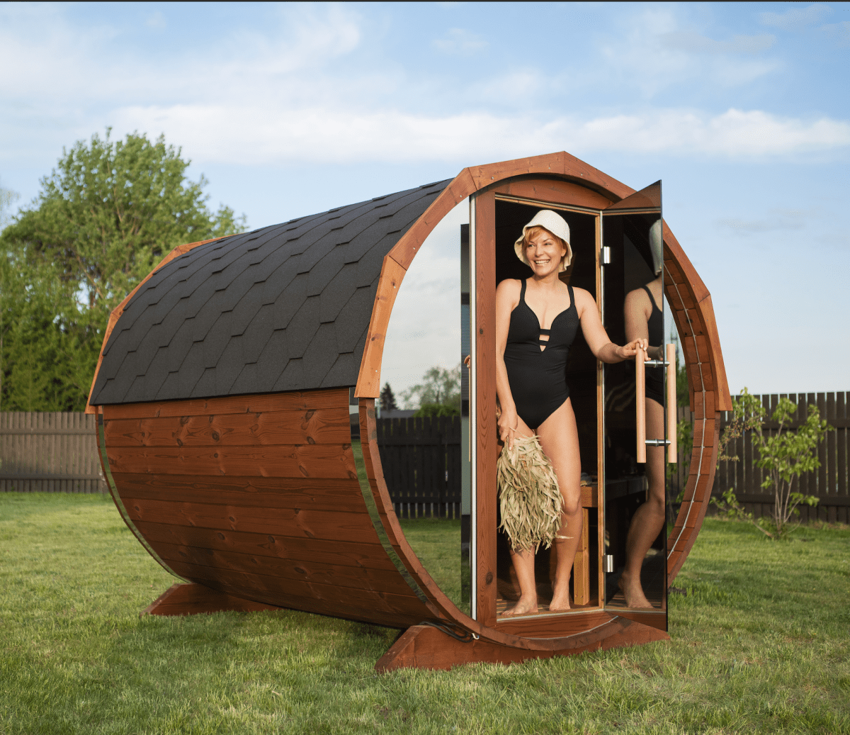 Moviestar Outdoor Barrel Sauna in