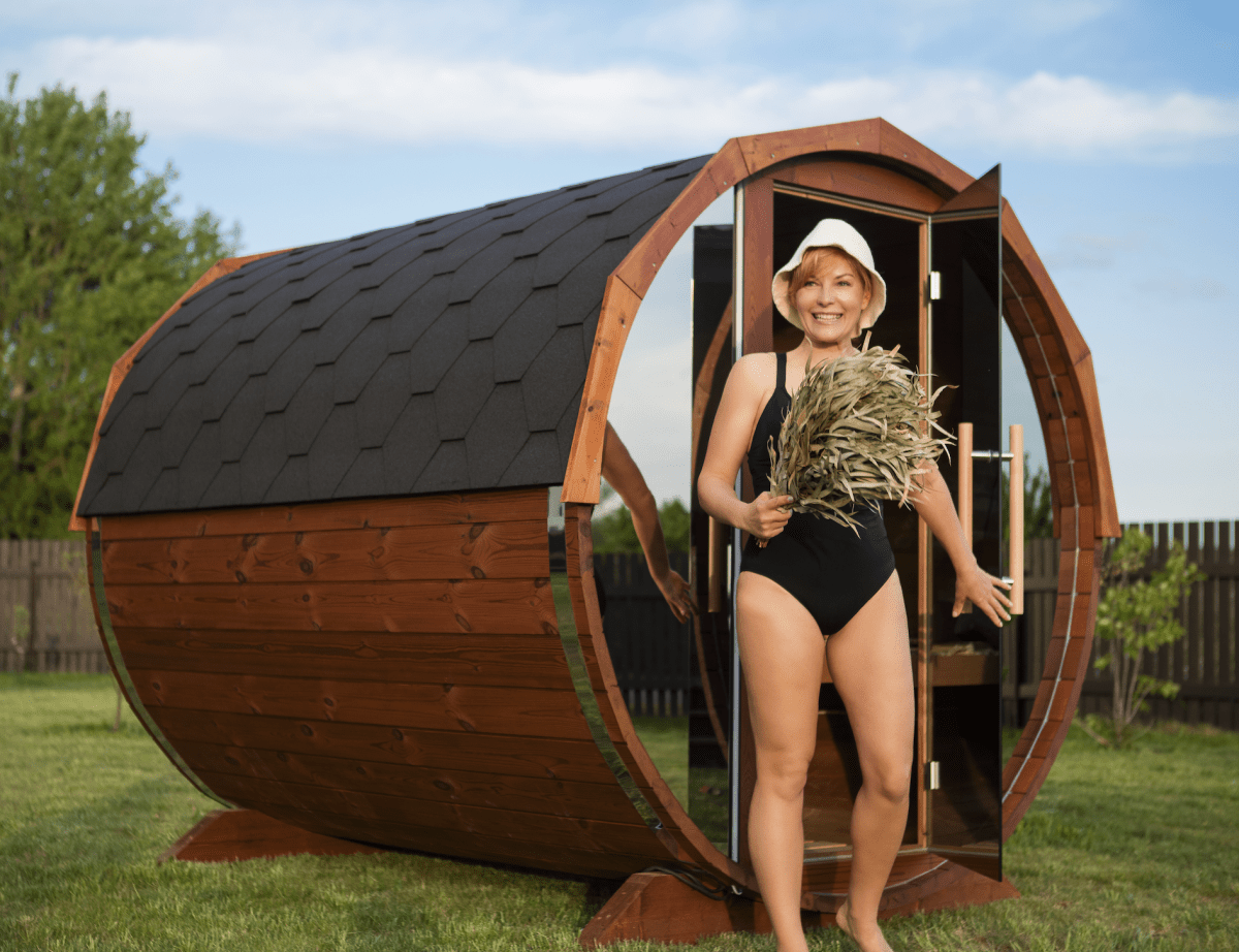 Moviestar Outdoor Barrel Sauna in
